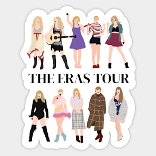 The eras tour - through the eras Sticker